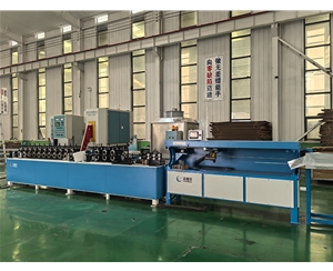 青岛高频焊门窗铝隔条成型设备